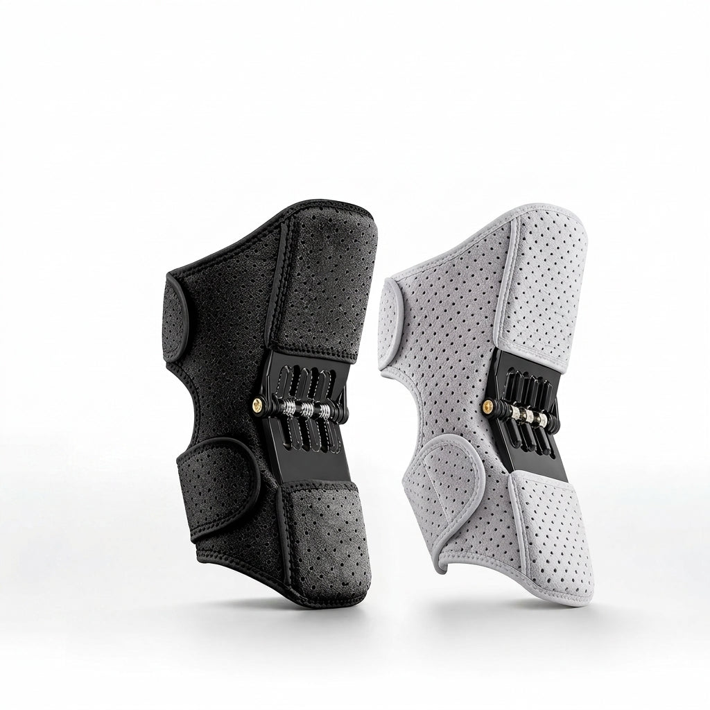 KneeMax Pro – Medyczna Orteza Kompresyjna Kolana ze Stabilizatorami Sprężynowymi i Wsparciem Stawu 360°
